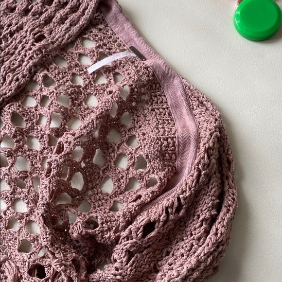 Free People Sweet Talker Crochet Cardigan GUC - Picture 15 of 16